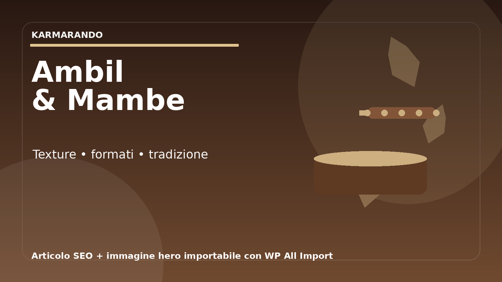 Ambil et mambeaux: guide pratique pour comprendre les différences, la qualité et les références traditionnelles
