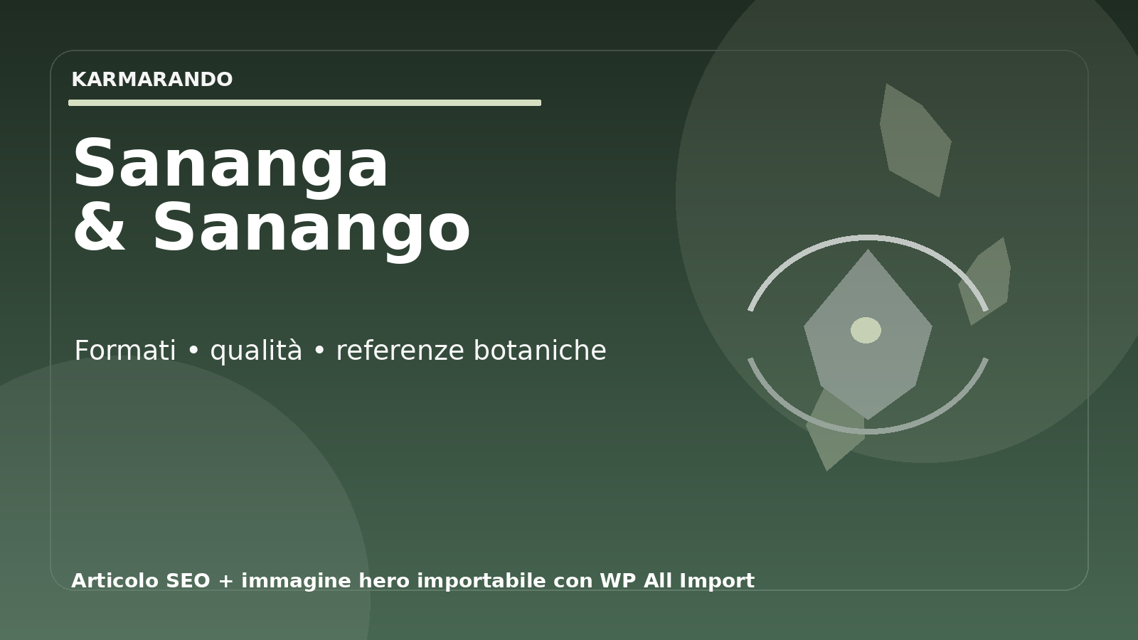 Sananga et sanango: guide complet pour choisir des formats, des qualités et des références botaniques