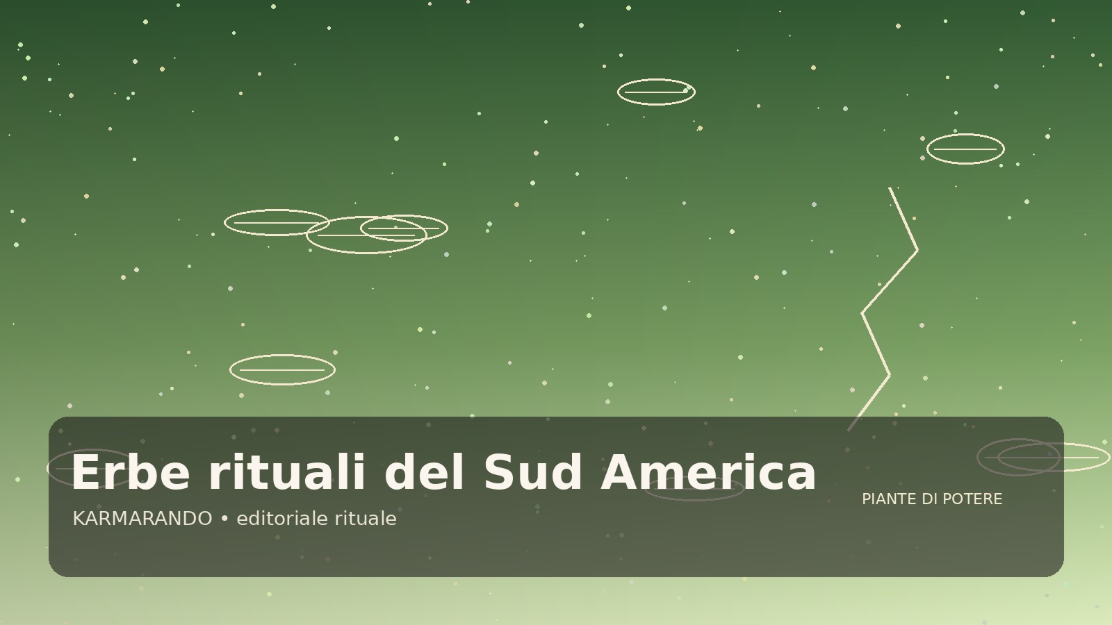 Herbes rituels d'Amérique du Sud: pourquoi origine, forme et sélection changent la valeur