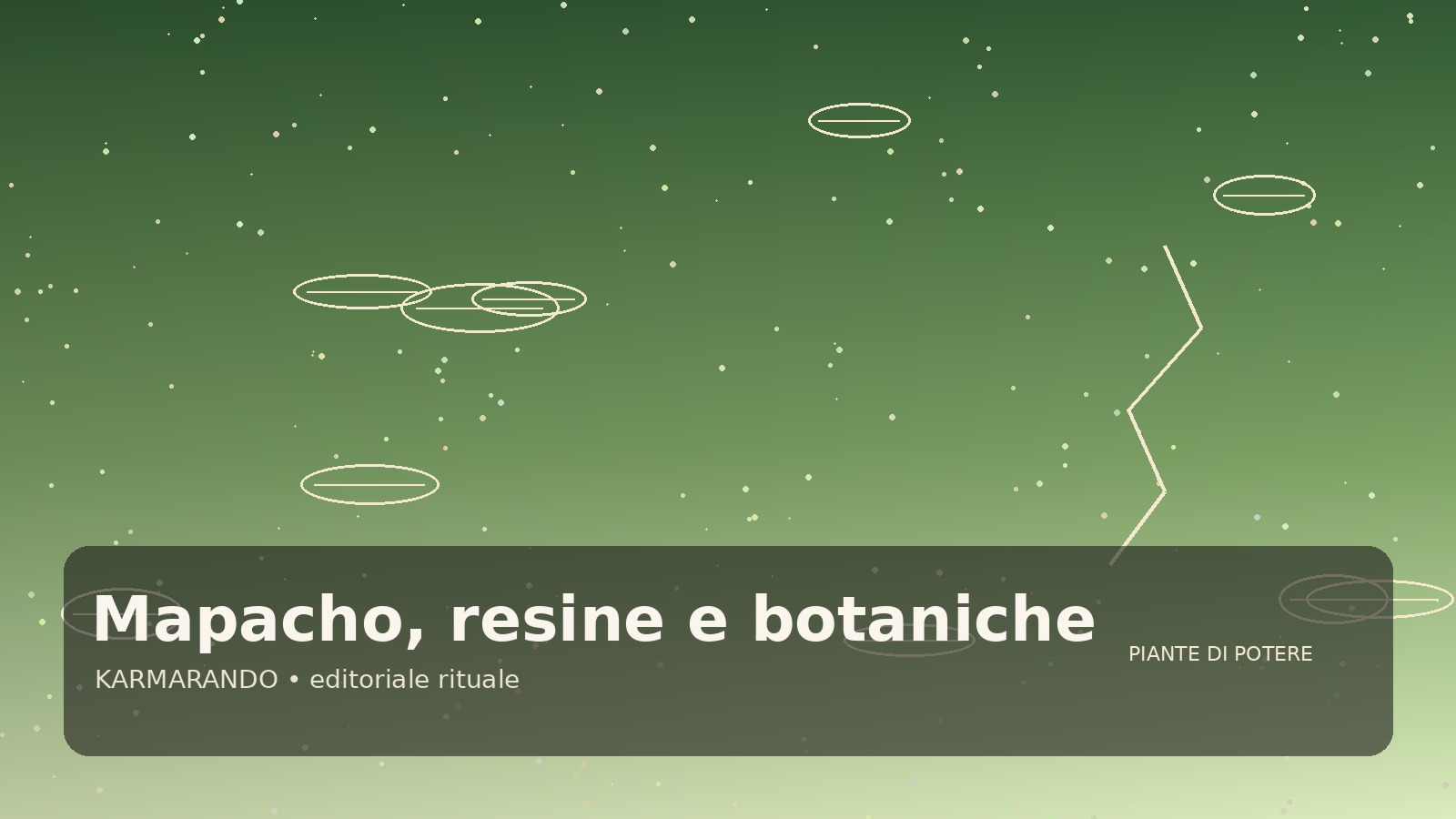 Mapacho, résines et botaniques traditionnelles: différences, qualité et meilleure orientation