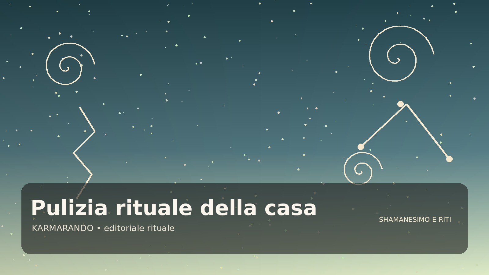 Nettoyage rituel de la maison: fumée, résines et eaux aromatiques pour créer de l'atmosphère