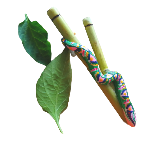 Kuripe Grand Serpent - Mixcolor Primordial De Bambou